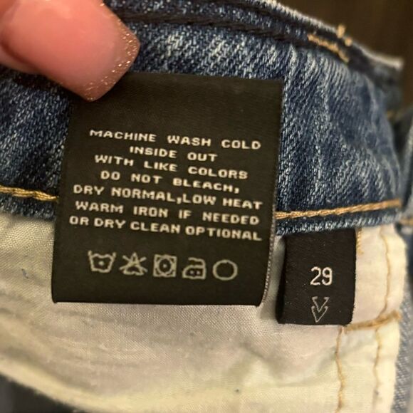 Vervet NWT Distressed High Rise Boyfriend Jeans Size 29 - Picture 8 of 8